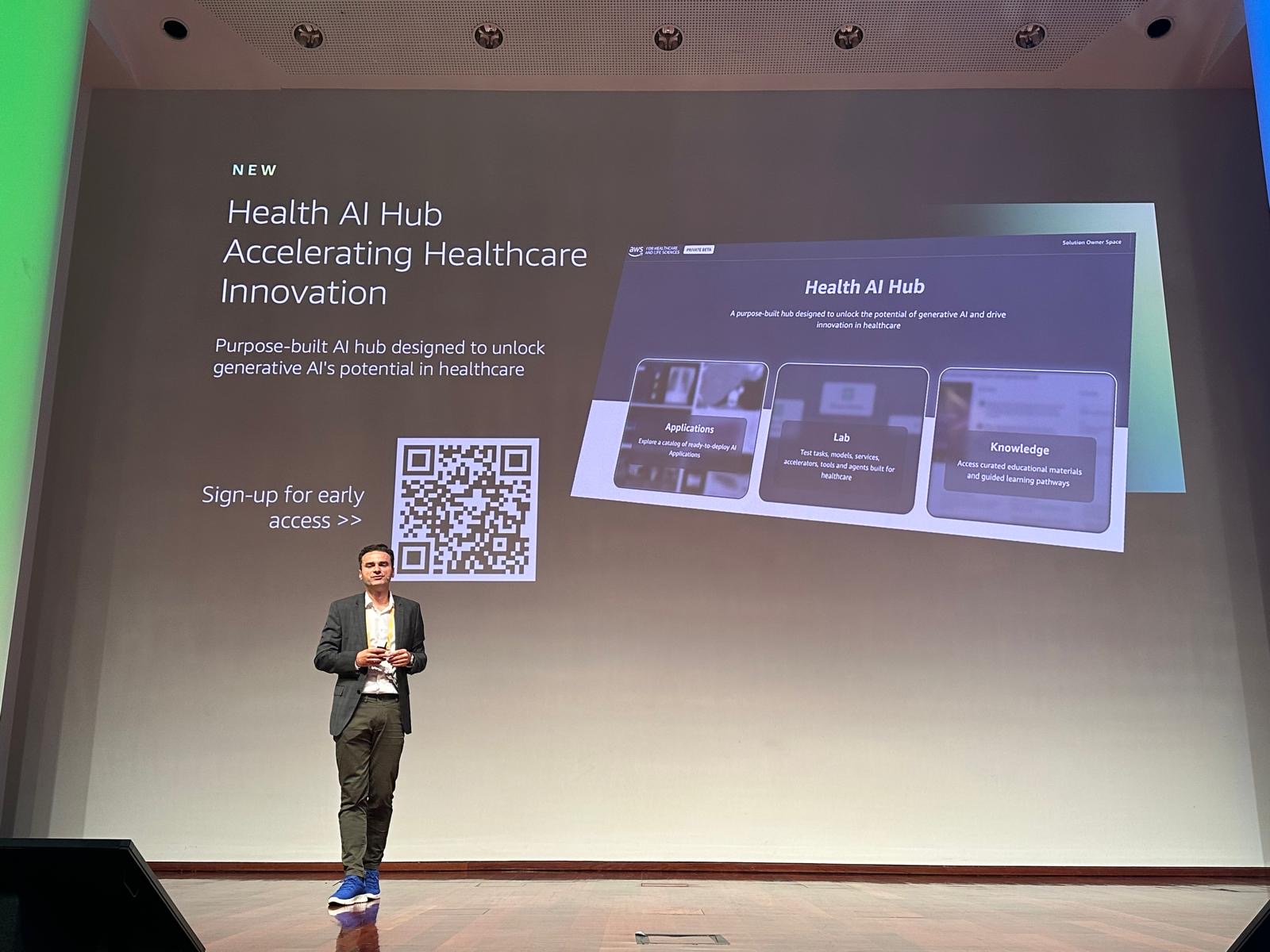Health AI Summit 2025 keynote in Lisbon